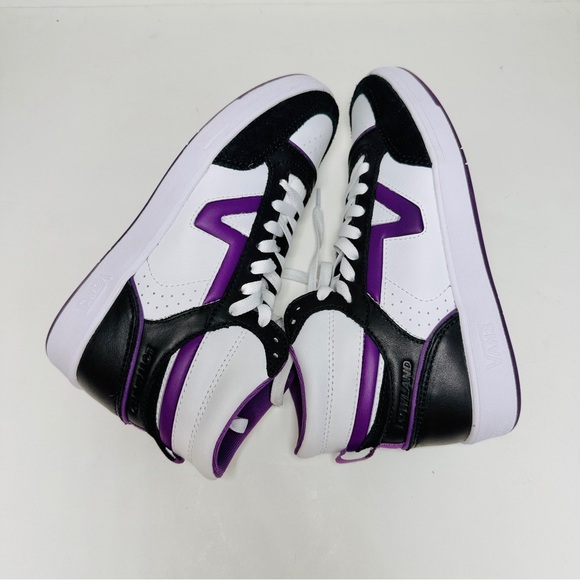 Vans Lowland Mid ComfyCush JMP Sport Shoe Sneakers Black White Purple main image 8
